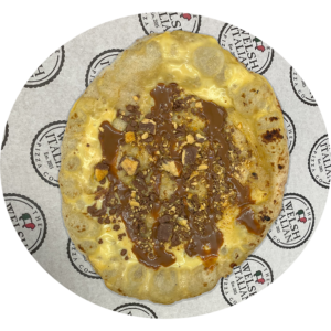 Crunchie Custard Pizza