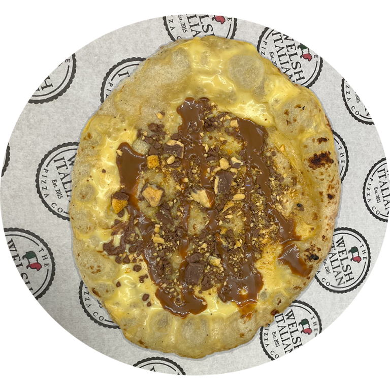 Crunchie Custard Pizza The Welsh Italian Pizza Co