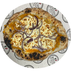 Spiced Butternut Squash and Mozzarella Pizza